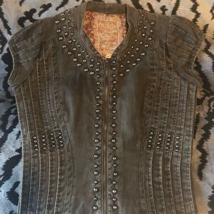 Guess Jeans suede stud vest